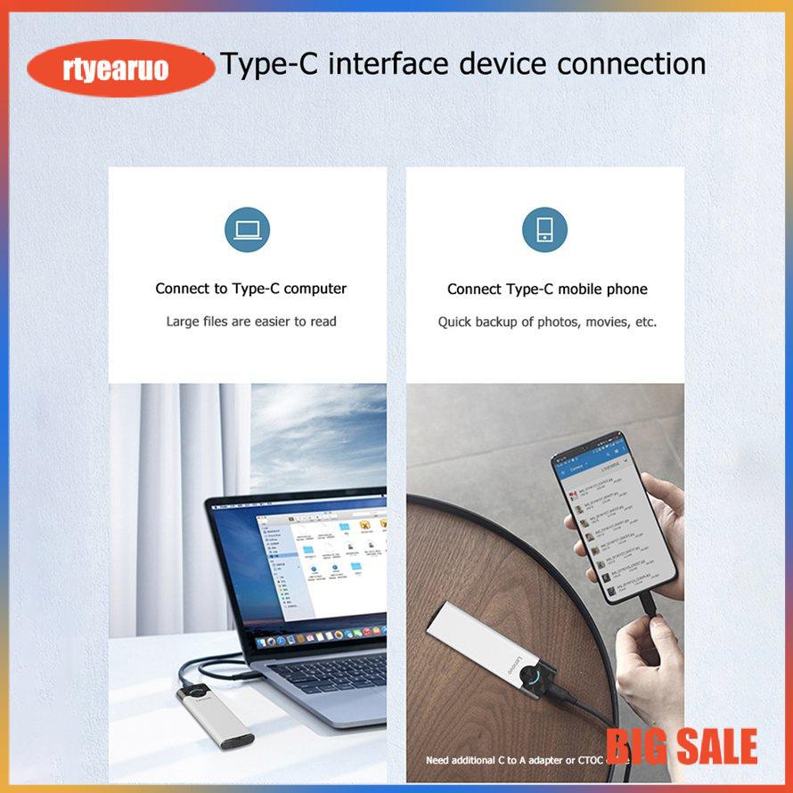 Lenovo M-01 M2 SSD Case USB 3.1 Gen2 Type C External SSD Disk Enclosure | BigBuy360 - bigbuy360.vn