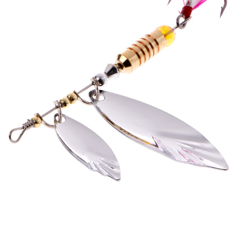 Mồi Câu Cá Giả Chất Liệu Kim Loại Gắn Kèm Móc Câu Tiện Dụng