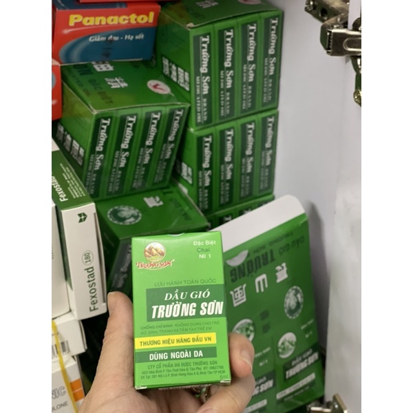 Dầu gió trường sơn xanh 6ml siêu thích xoa bóp xông hơi