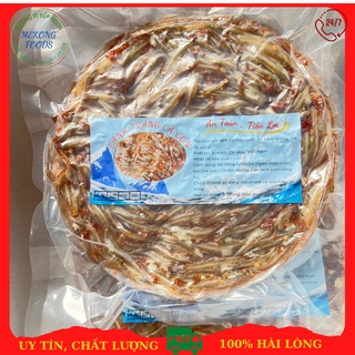 Bánh tráng cá cơm cà mau ướp gia vị vừa ăn dùng chiên hoặc nướng gói 500gr