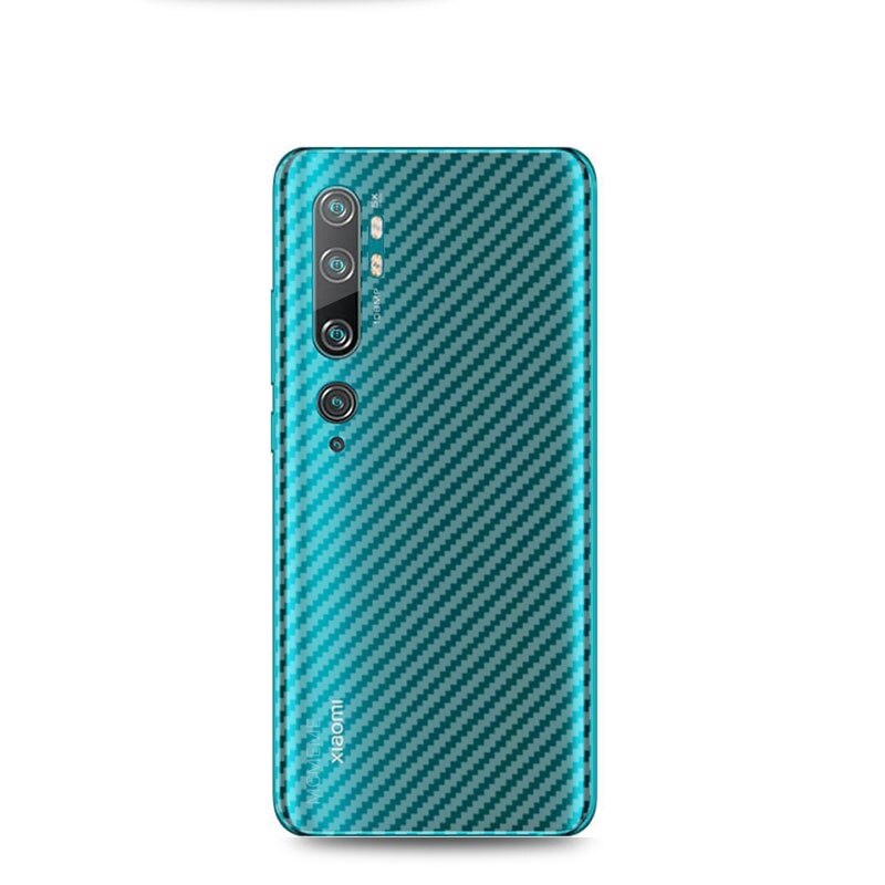 Set 3 Miếng Dán Lưng Sợi Carbon 3d Cho Xiaomi Mi Note 10 Pro Note 10 Lite Mi 9t Pro Mi 8 Lite A3 A2 Lclite Pocophone F1 F2 Pro