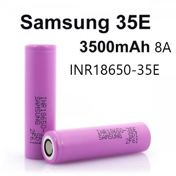 Pin Li-ion 18650 35E Samsung INR18650-35E 3500mah - 8A