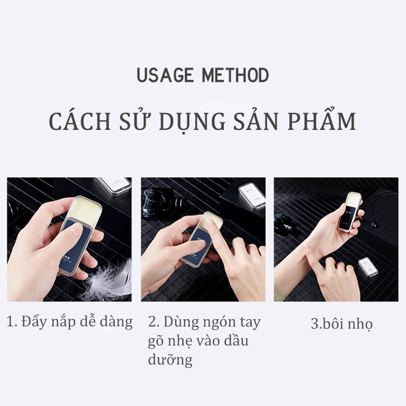 Nước hoa khô dạng sáp HEYXI 4 mùi hương ngọt ngào tươi mát cho nam và nữ nhỏ gọn tiện dụng URBHYXXS