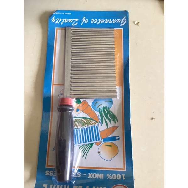 Dao thái rau củ quả lượn sóng, dao thái lượn sóng bằng inox