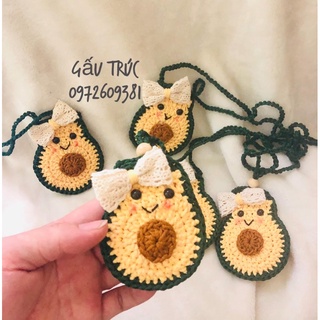 Túi đựng tỏi cho bé hình quả bơ