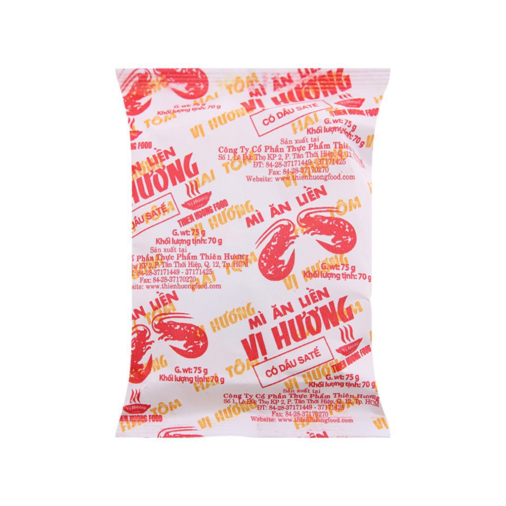 1 Thùng Mì Vị Hương sa tế gói 70g