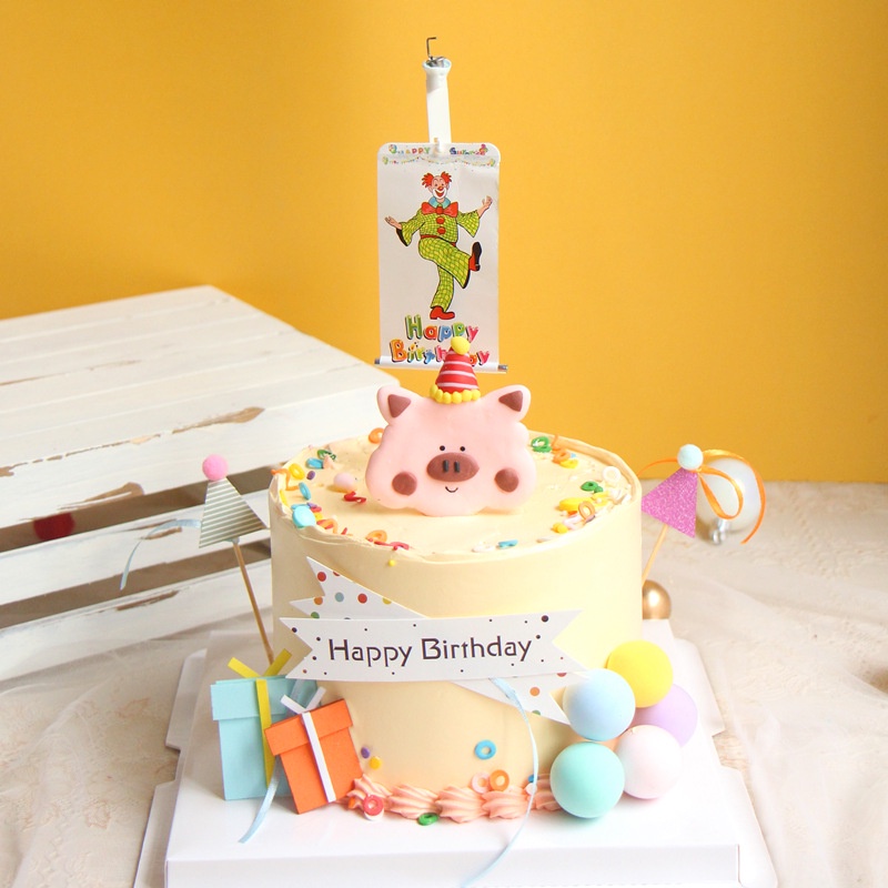 Nến Trang Trí Bánh Kem Bất Ngờ Hình Chú Hề Vui Nhộn