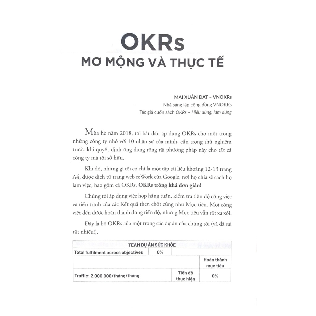 Sách OKRs - Nguyên Lý Và Thực Tiễn
