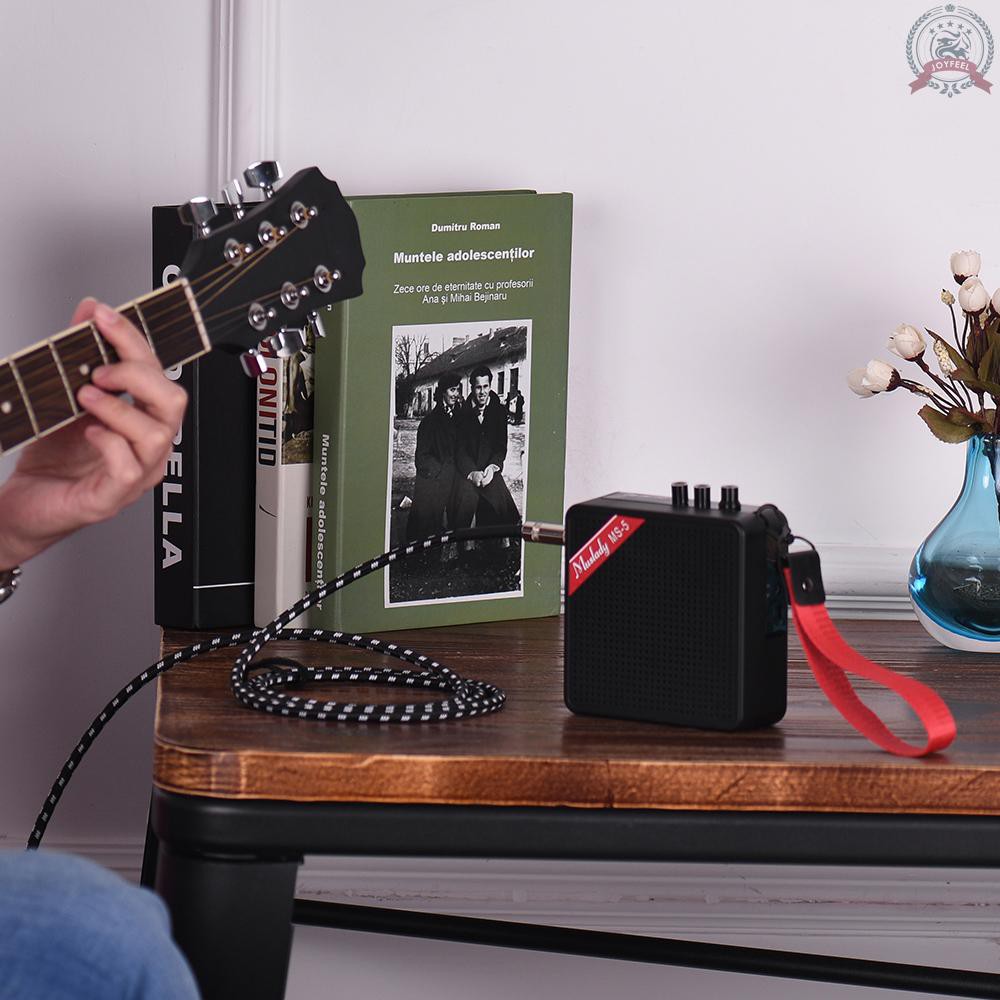 Ampli khuếch đại loa guitar MS-5 mini 5W kết nối thẻ tiện dụng