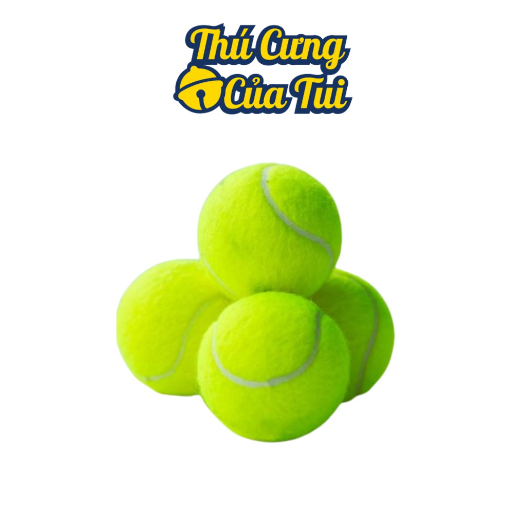 Đồ Chơi Banh Tennis Cho Chó Mèo Vờn Gặm - Thú Cưng Của Tui