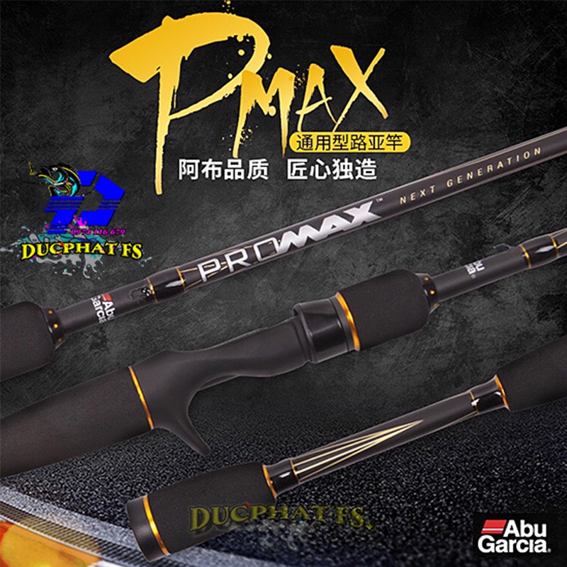 Cần Câu Lure Abu Promax Máy ngang 702MH - Siêu nhẹ 137g - Carbon.