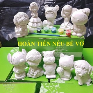 1 con Tô tượng thạch cao cho bé - đồ chơi tô tượng cho bé