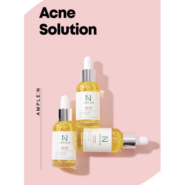 Tinh chất dưỡng da mụn AMPLE:N Amplen Acne Shot Ampoule 30ml