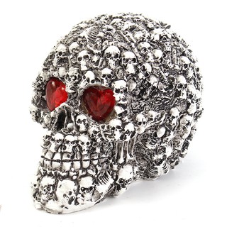 HOT SALEGothic Red Glow in the Dark Skulls Head Skeleton Bones Shaped for Halloween