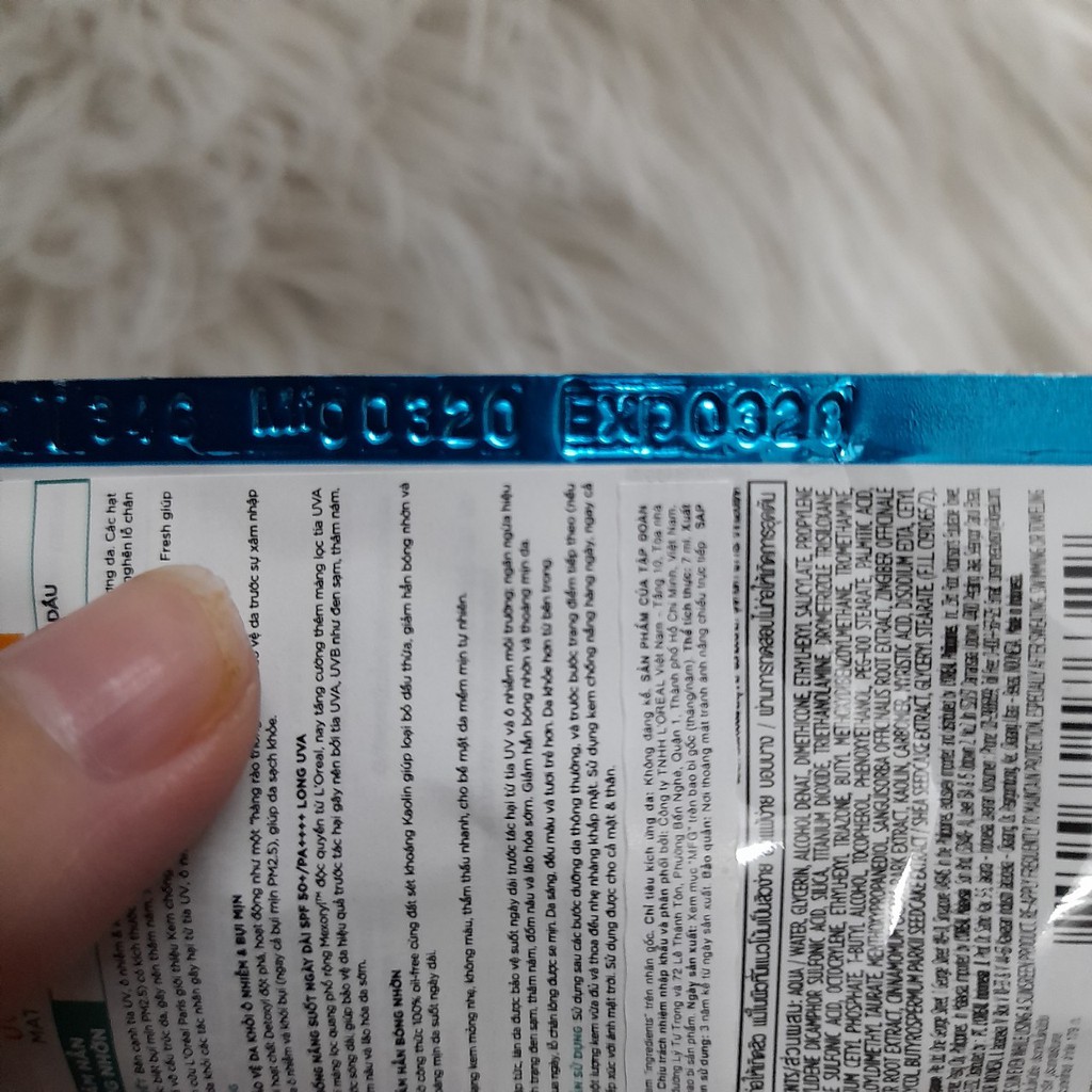 (mẫu thử 7ml/ 15ml) Kem Chống Nắng Kiềm Dầu Se Mịn Lỗ Chân Lông LOREAL UV PERFECT MATTE & FRESH SPF50/PA++++ | BigBuy360 - bigbuy360.vn