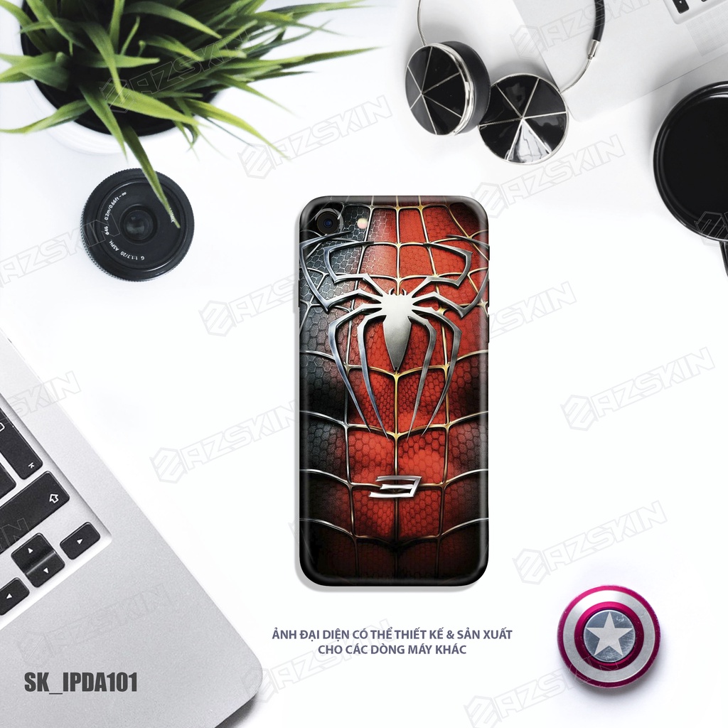 Miếng Dán Skin IPhone 14 Pro Max Spider Man - Marvel |SK_IPDA101| Hình In Sắc Nét, Chống Nước, Khuôn Cắt CNC, Dễ Dán