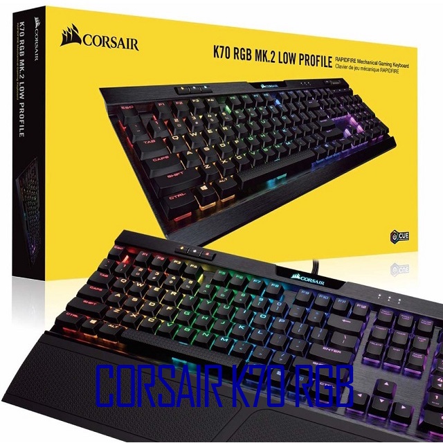 Bàn phím cơ gaming Corsair K70 RGB MK2 chính hãng