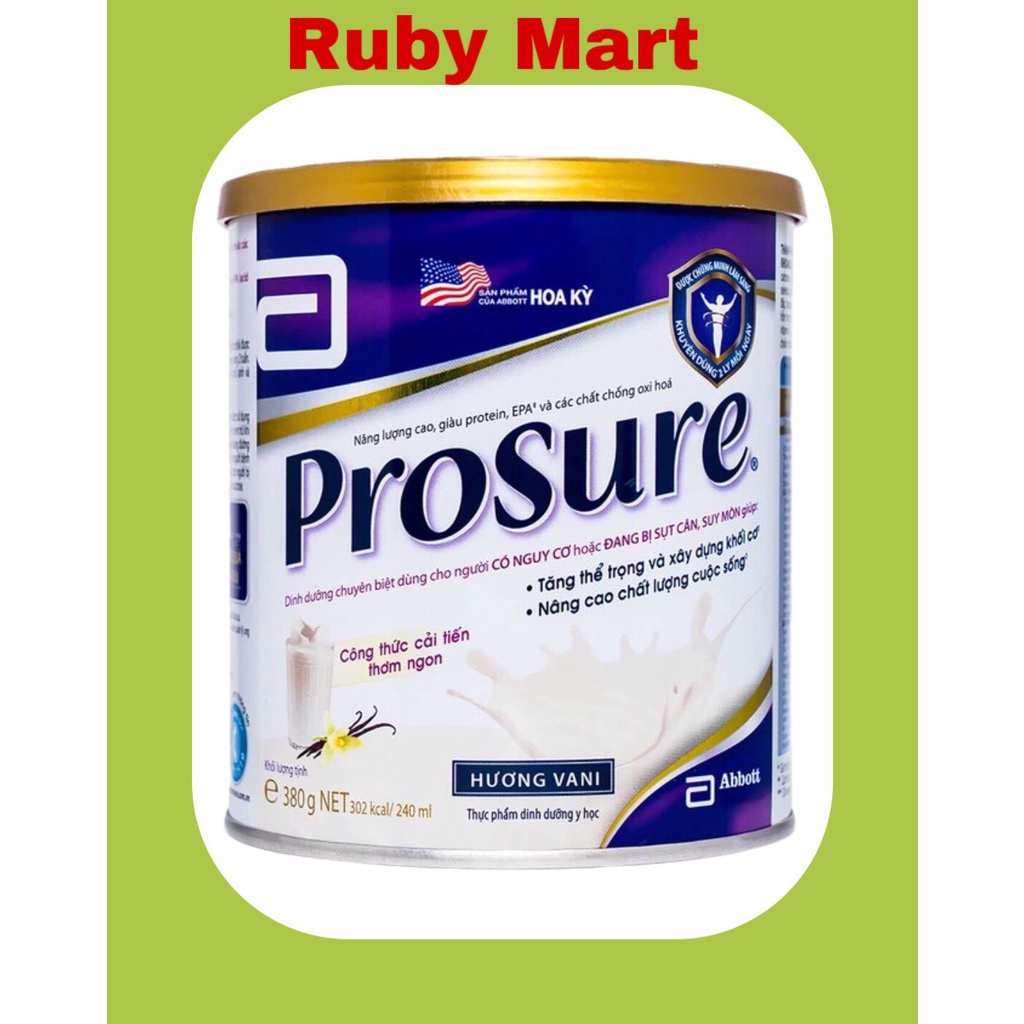 Sữa bột dành cho người bị ung thư Prosure Abbott 380g