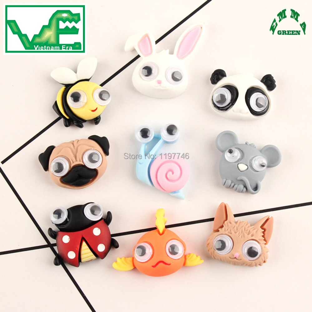💥HÀNG CÓ SẴN💥 Set 10 Con Mắt 6-15mm Bằng Nhựa Cho Búp Bê Troll trend tiktok dán hình chó mèo 💥CHỌN MẪU💥 001612