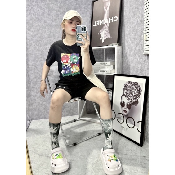Set Thun Cộc Tay Nữ 🌸FREESHIP🌸 Bộ đồ quần short ống rộng kèm áo thun form oversize, 3158 hàn quốc Ulzzang