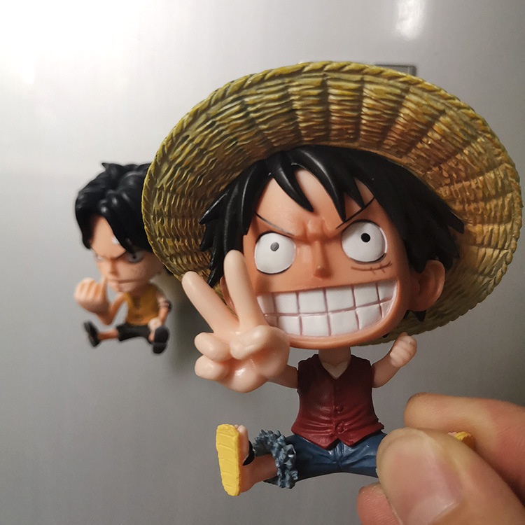 Nam Châm Trang Trí Tủ Lạnh Hình Nhân Vật One Piece Đáng Yêu