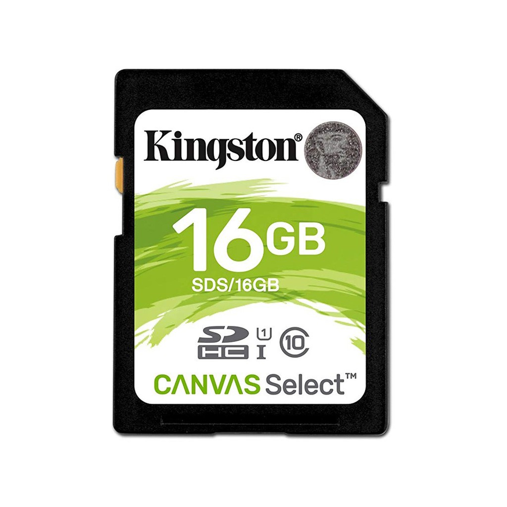 Thẻ nhớ SDHC Kingston 16GB Canvas Select upto 80MB/s (SDS/16GB) - Hãng phân phối chính thức | WebRaoVat - webraovat.net.vn