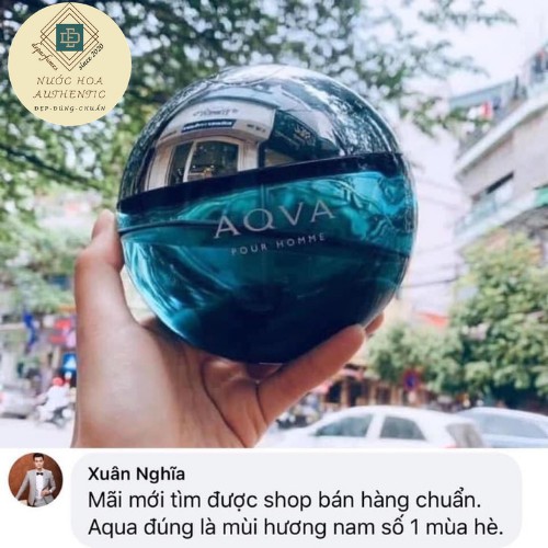 Mẫu Thử Nước Hoa Nam BVL AQVA | Thế Giới Skin Care