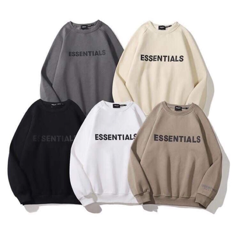 Áo Nỉ Sweater Form Rộng Unisex Nam Nữ ESS HUDUSTORE SW06