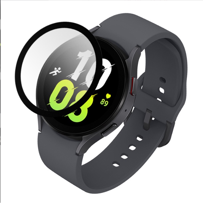 1 Kính Cường Lực Cong 3D Bảo Vệ Màn Hình Chống Trầy Cho Đồng Hồ Thông Minh Samsung Galaxy Watch 5 40 44mm