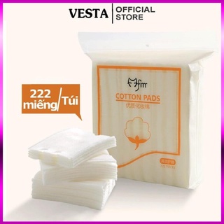 👍 bông tẩy trang 222 miếng - bông tẩy trang cotton bịch 222