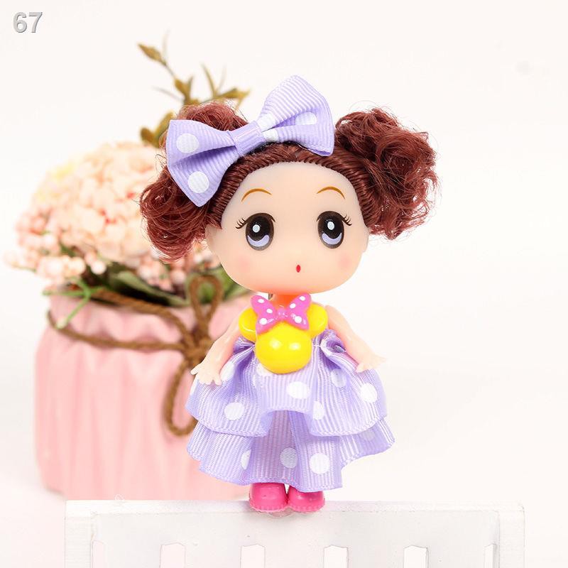 Bán trực tiếp tại nhà máy Phiên bản Hàn Quốc của búp bê bối rối 9 cm Hengchao Móc khóa Barbie công chúa đám