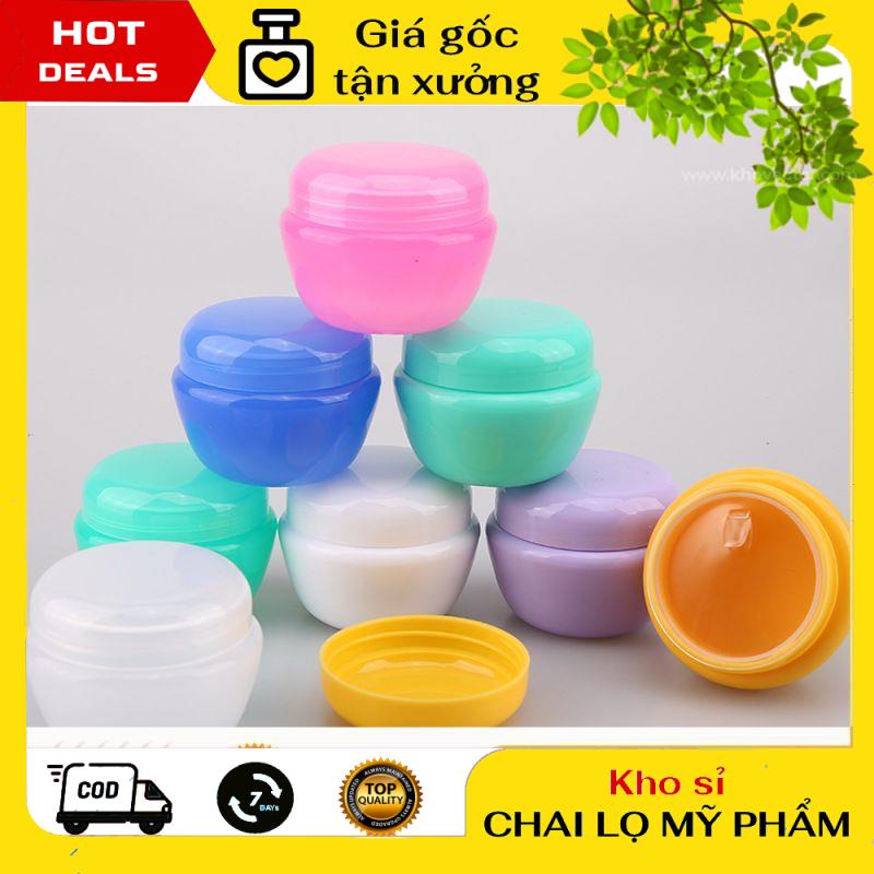 Hủ Đựng Kem ❤ GIÁ TẬN GỐC ❤ Hũ đựng kem Face 5g có nắp lót / Hũ Nấm chiết mỹ phẩm , phụ kiện du lịch