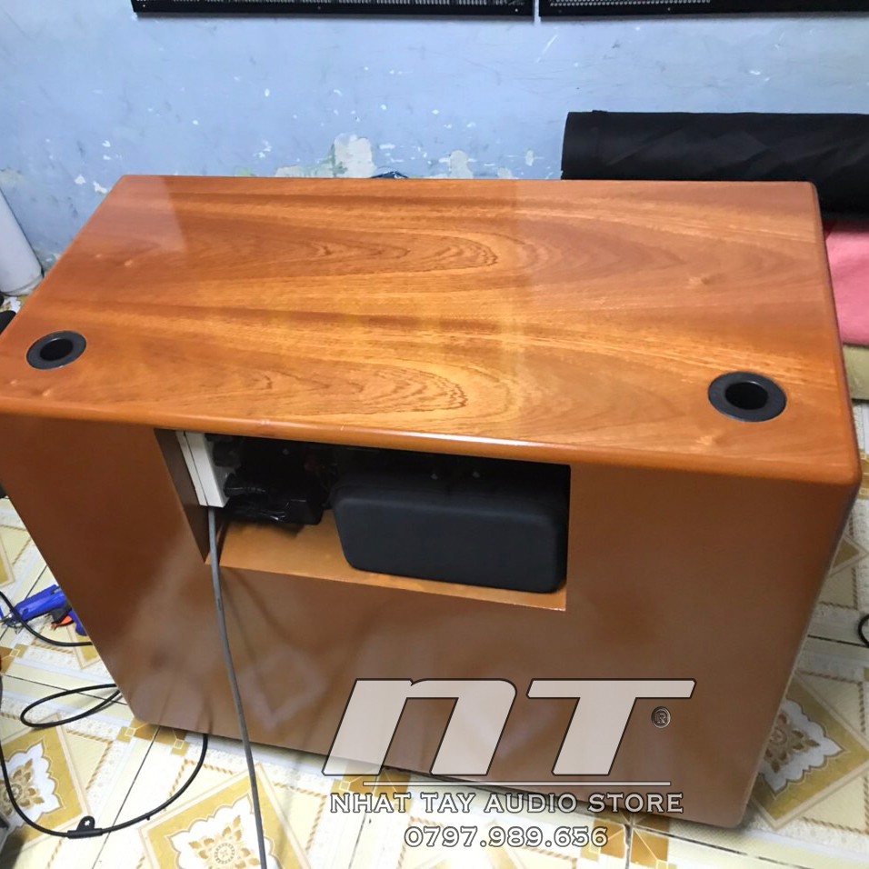 Thùng loa karaoke di động công suất lớn bass đôi 4 tấc JBL 1202 - Siêu phẩm loa kẹo kéo hát karaoke cực hay