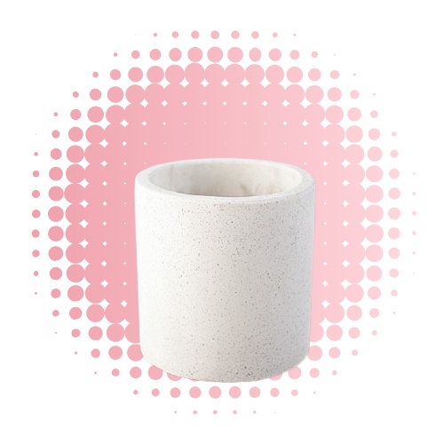 Chậu đá mài trắng 30x30cm