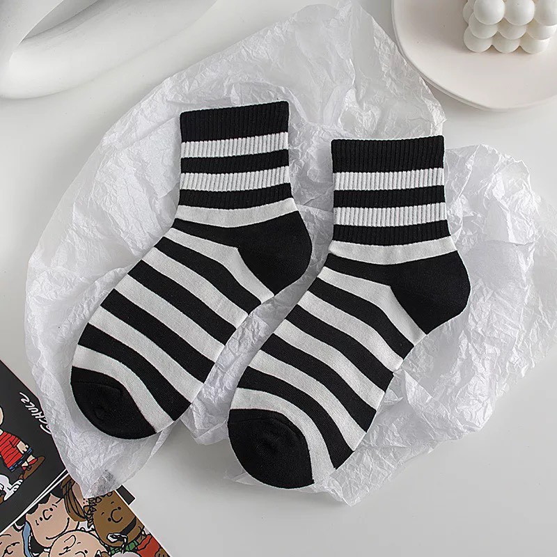 Set 5 đôi Vớ tất nam nữ unisex Bò Sữa cực đẹp TN76