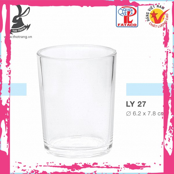 [Mẫu Mới]Ly Sinh Tố LY27 Nhựa Trong Acrylic Cao Cấp Fataco Việt Nam