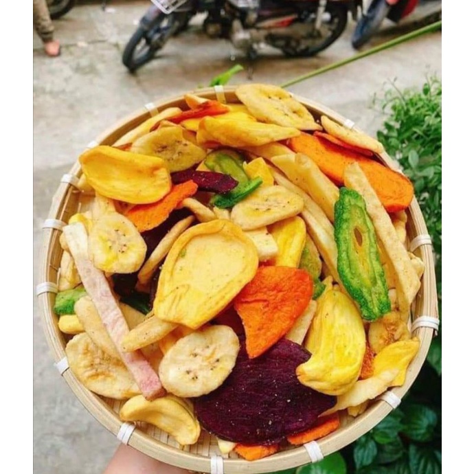 Trái cây sấy thập cẩm loại A nguyên miếng