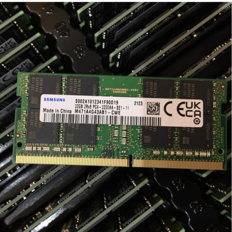 RAM Laptop Samsung 8GB/ 16GB/ 32GB DDR4 bus 3200Mhz- Bảo hành 3 năm