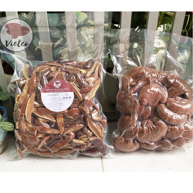 500g nấm linh chi đỏ thái lát