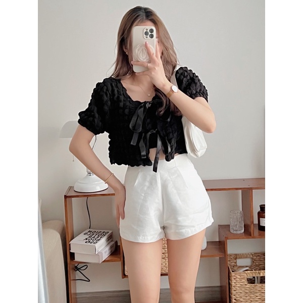 SET ÁO QUÂY MIX CADIGAN CHẤT XỐP HẠT SIÊU XINH