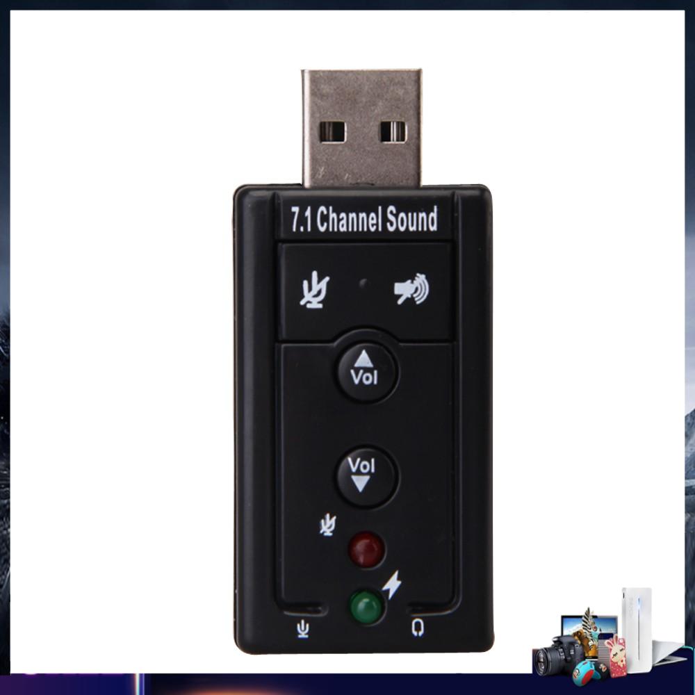 USB chuyển đổi âm thanh ngoài kênh ảo 7.1 CH dành cho máy tính