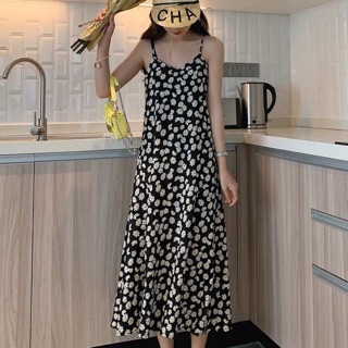 Váy hoa 2 dây vintage