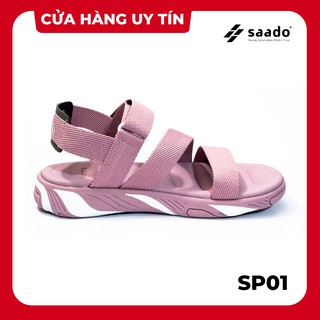 Sandal saado | sp01 – violet light – màu hồng trắng | giày sandal nữ