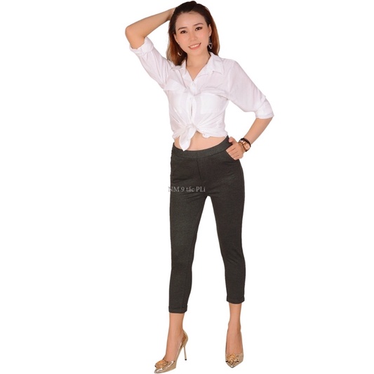 Quần legging nâng mông LỬNG 9 TẤT HÀNG CAO CẤP