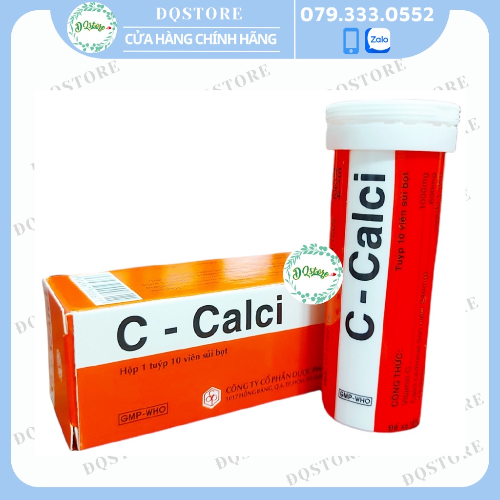 Vitamin c - calci OPC (1000mg vitamin C) sủi tăng đề kháng - hộp 10 viên