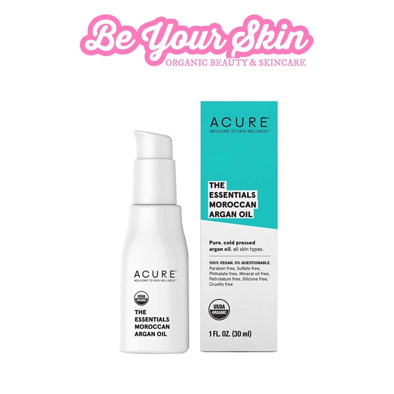 Dầu Argan Ma-rốc hữu cơ Acure The Essentials Moroccan Argan Oil | BigBuy360 - bigbuy360.vn