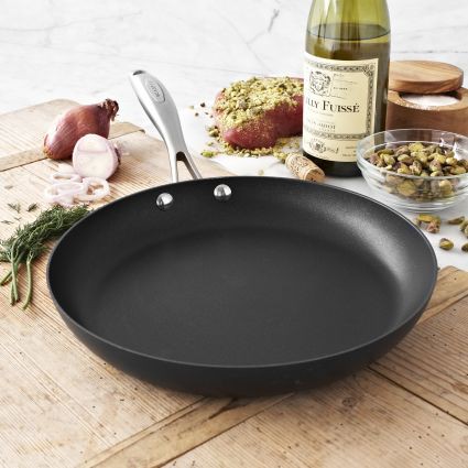 (Ảnh thật) Chảo chống dính dùng bếp từ Scanpan PRO IQ 20/24/26/28cm, sản xuất Đan Mạch, bảo hành 3 năm chống dính