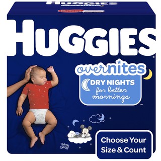 Tã dán Huggies Overnites ban đêm cho bé nhập Mỹ size S40/L29