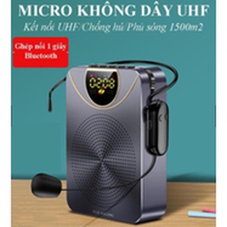 Máy trợ giảng, loa trợ giảng keling k2, công nghệ uhf, bluetooth 5.0, màn hình led - bh 1 năm