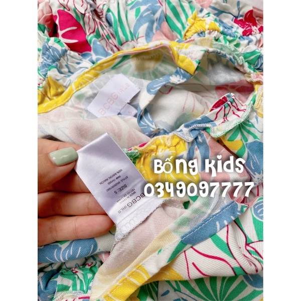 Váy Maxi Bé Gái Hoa Lá BCBG